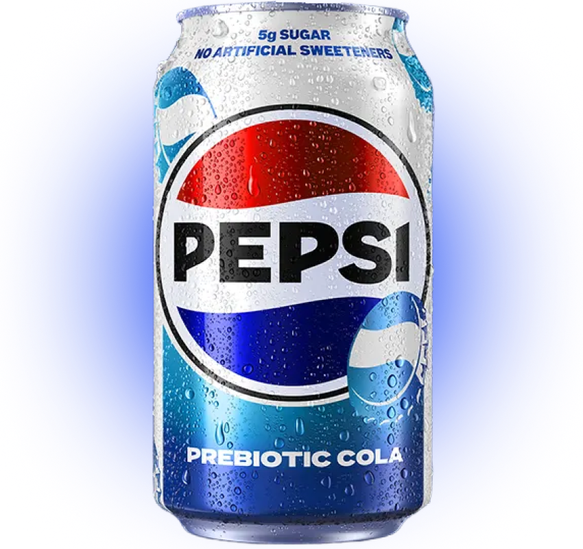 Can of Pepsi Prebiotic Cola
