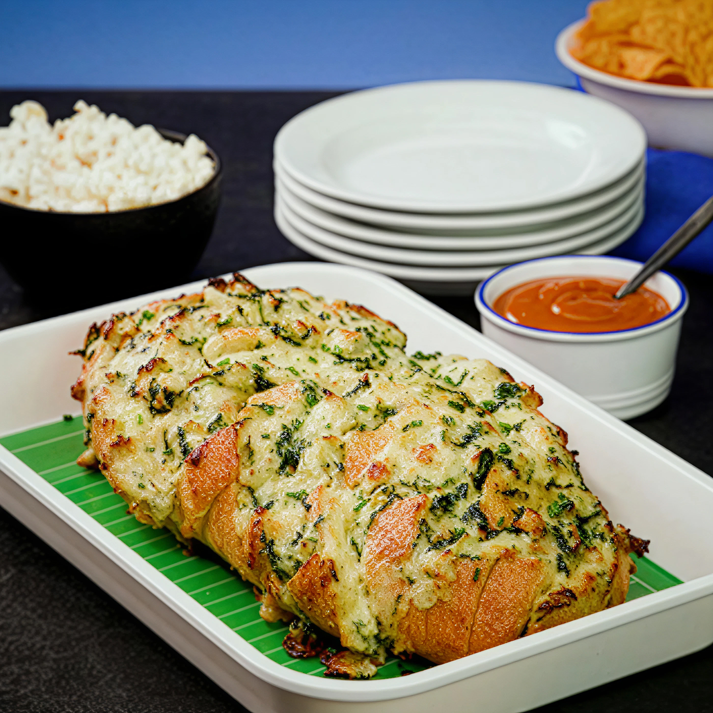 Spinach Pull Apart Bread